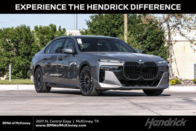 new 2025 BMW 740 car, priced at $110,575