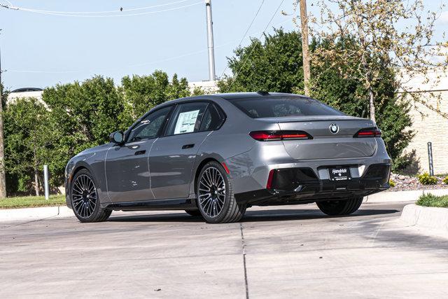 new 2025 BMW 740 car, priced at $110,575