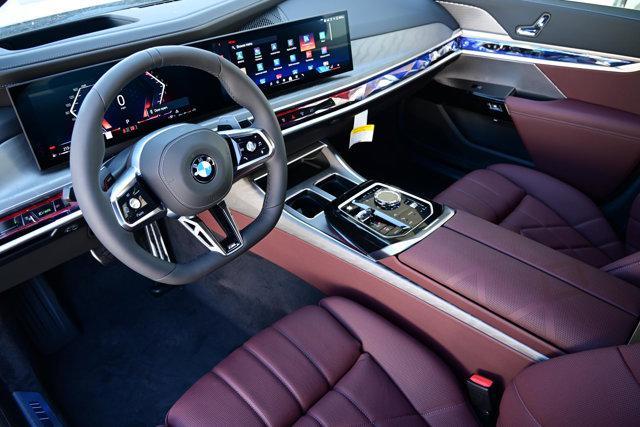 new 2025 BMW 740 car, priced at $106,475