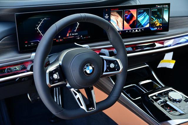 new 2025 BMW 740 car, priced at $103,525