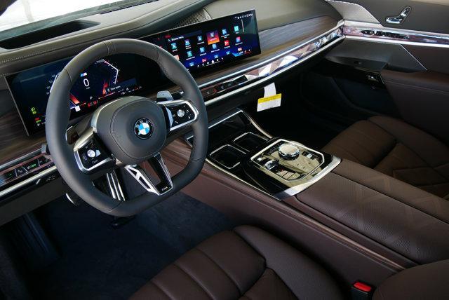 new 2025 BMW 740 car, priced at $104,475