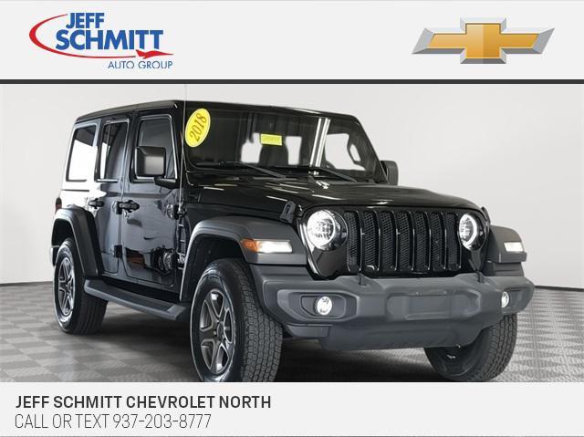 used 2018 Jeep Wrangler Unlimited car, priced at $24,997