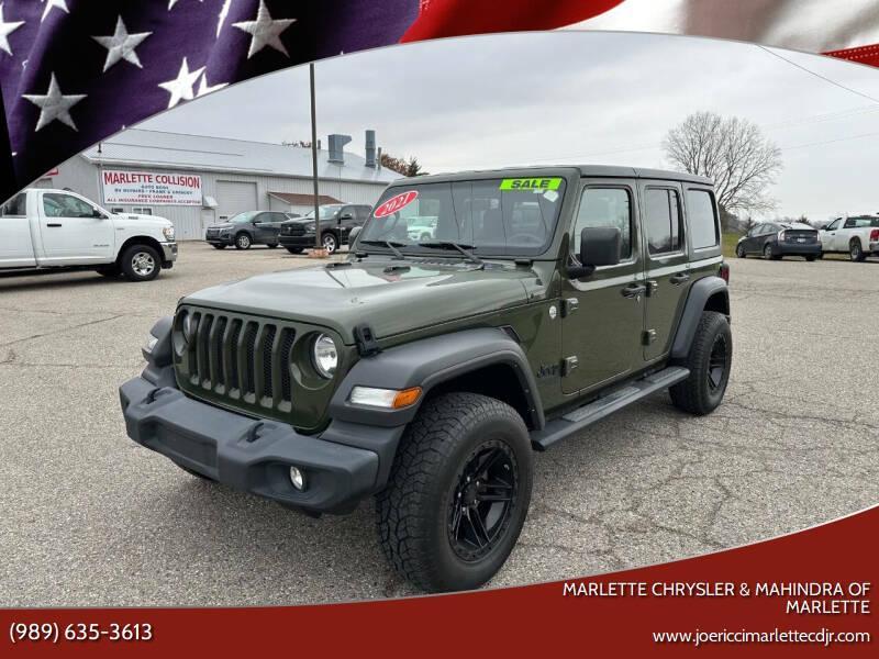 used 2021 Jeep Wrangler Unlimited car, priced at $22,495