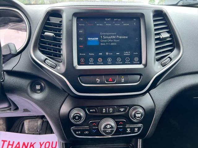 used 2021 Jeep Cherokee car, priced at $17,250