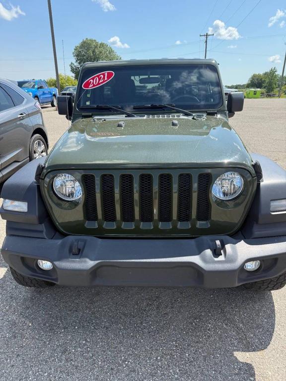used 2021 Jeep Wrangler Unlimited car, priced at $23,495