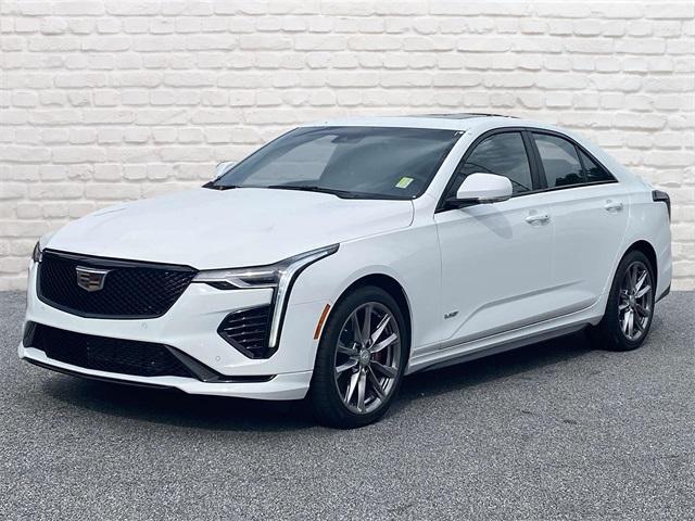 new 2025 Cadillac CT4-V car, priced at $50,435