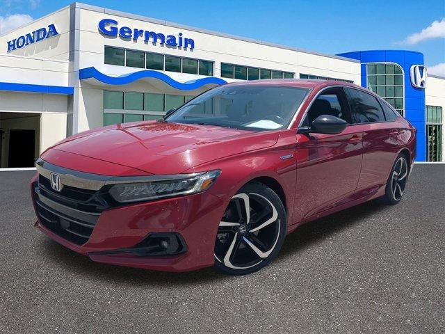 used 2022 Honda Accord Hybrid car, priced at $27,300