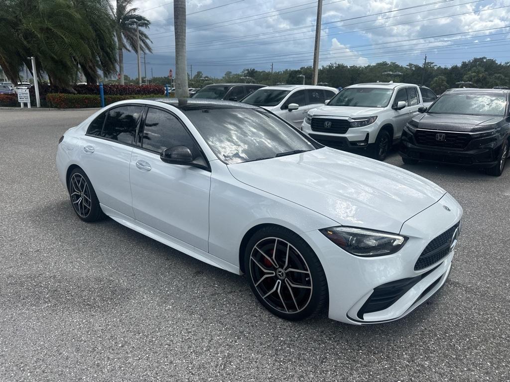 used 2023 Mercedes-Benz C-Class car, priced at $37,300