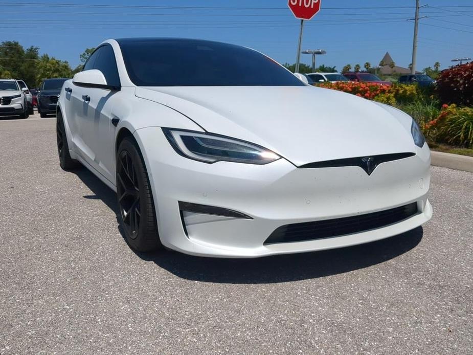 used 2021 Tesla Model S car, priced at $64,682