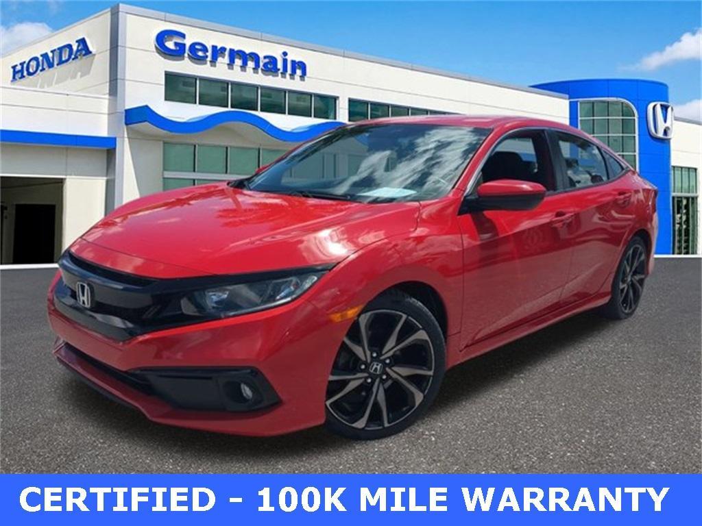 used 2021 Honda Civic car, priced at $24,300