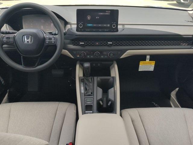 new 2025 Honda Accord car, priced at $31,710