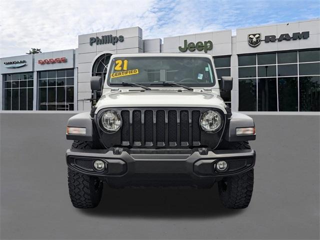 used 2021 Jeep Wrangler Unlimited car, priced at $34,931
