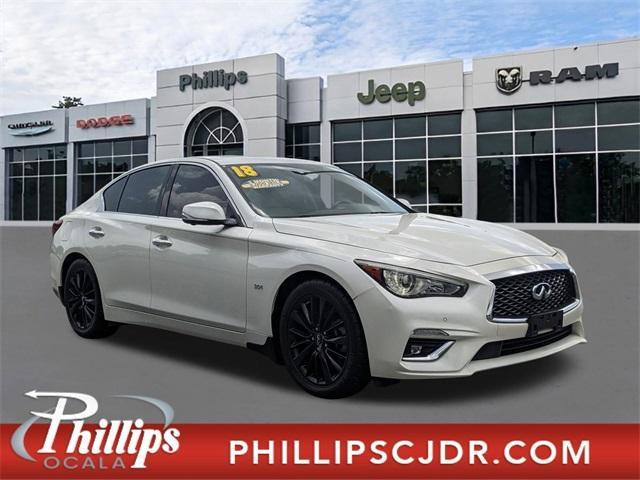 used 2018 INFINITI Q50 car, priced at $18,996