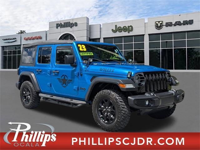 used 2023 Jeep Wrangler car, priced at $37,339