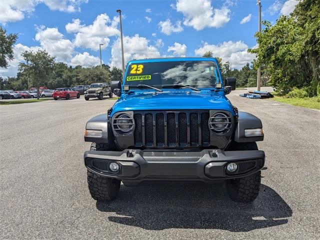 used 2023 Jeep Wrangler car, priced at $37,339
