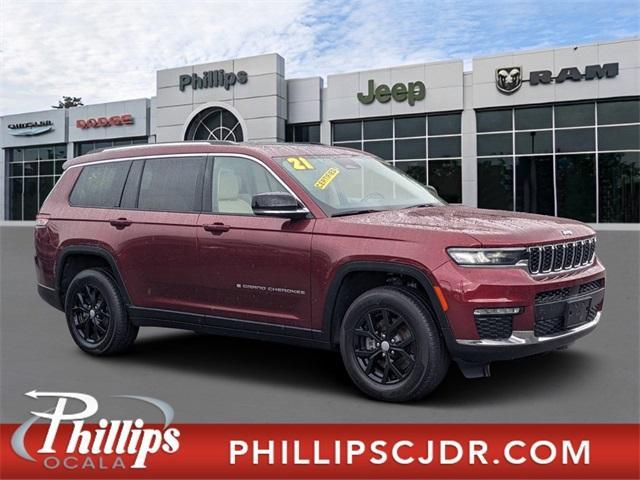 used 2021 Jeep Grand Cherokee L car, priced at $31,996