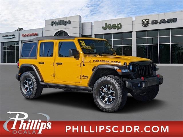 used 2021 Jeep Wrangler Unlimited car, priced at $34,966