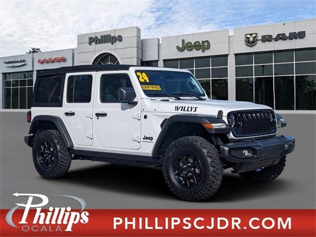 used 2024 Jeep Wrangler car, priced at $46,974