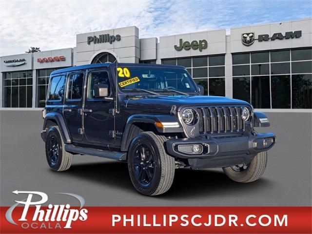 used 2020 Jeep Wrangler Unlimited car, priced at $33,375