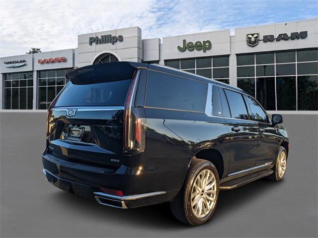 used 2023 Cadillac Escalade ESV car, priced at $79,999