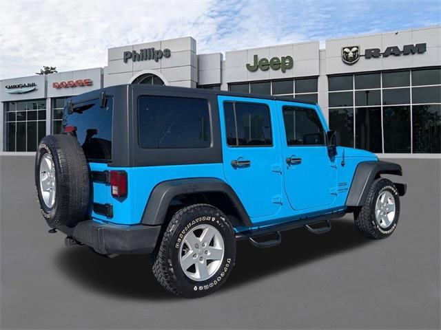 used 2018 Jeep Wrangler JK Unlimited car, priced at $21,779