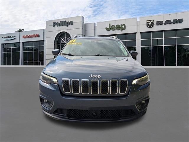 used 2021 Jeep Cherokee car, priced at $18,999