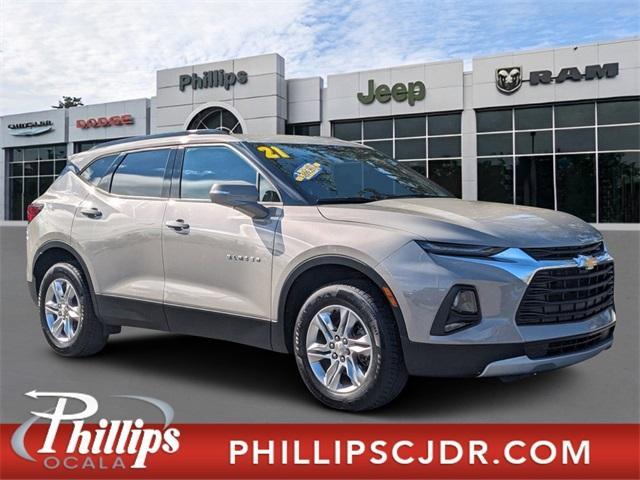 used 2021 Chevrolet Blazer car, priced at $23,497