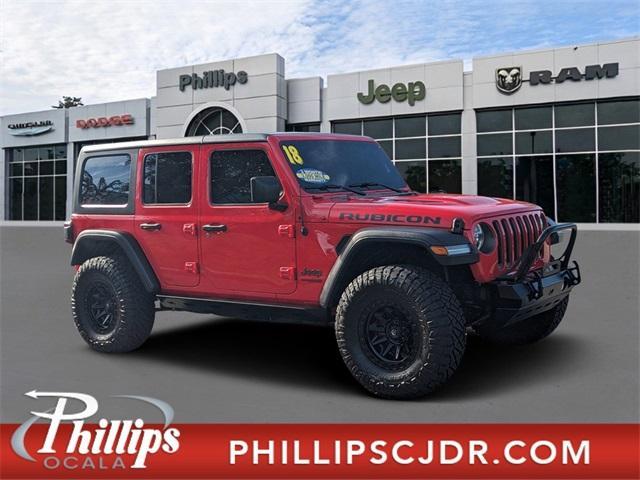 used 2018 Jeep Wrangler Unlimited car, priced at $32,711