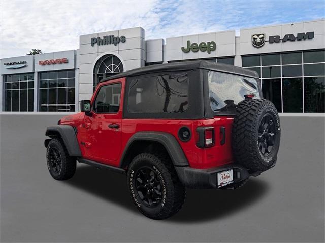 used 2021 Jeep Wrangler car, priced at $27,000