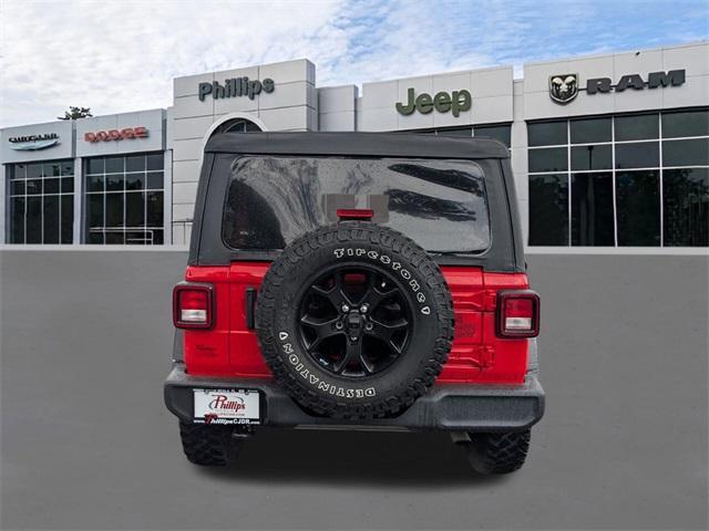 used 2021 Jeep Wrangler car, priced at $27,000