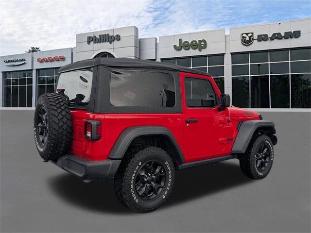 used 2021 Jeep Wrangler car, priced at $27,000