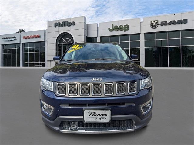 used 2021 Jeep Compass car, priced at $19,974