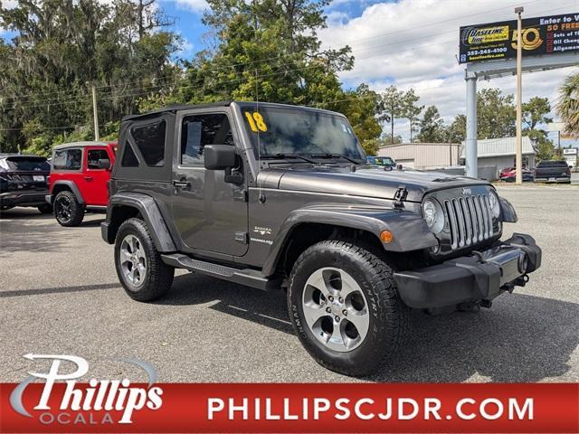 used 2018 Jeep Wrangler JK car, priced at $23,999