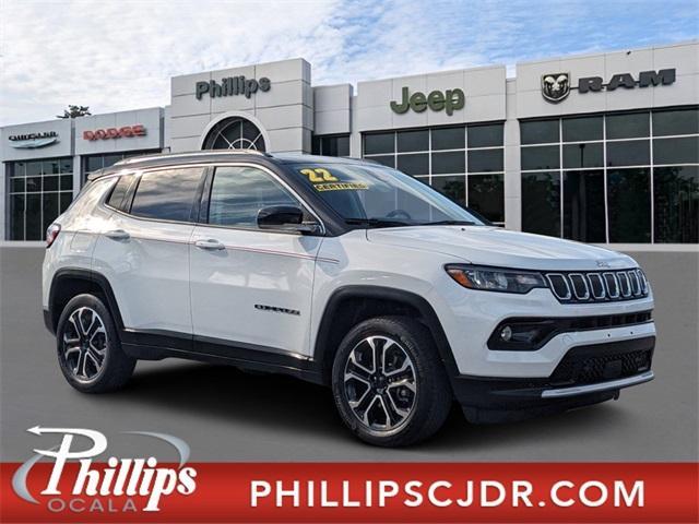 used 2022 Jeep Compass car, priced at $22,997