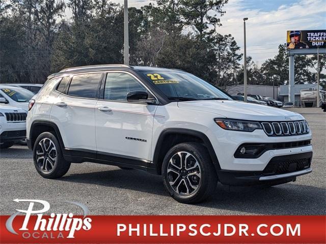 used 2022 Jeep Compass car, priced at $23,647