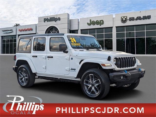 used 2024 Jeep Wrangler 4xe car, priced at $39,477