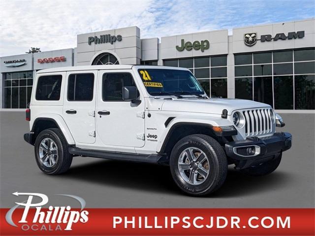 used 2021 Jeep Wrangler Unlimited car, priced at $34,997