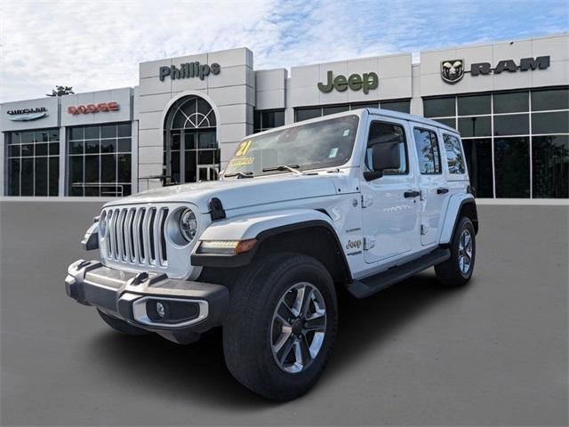 used 2021 Jeep Wrangler Unlimited car, priced at $34,997