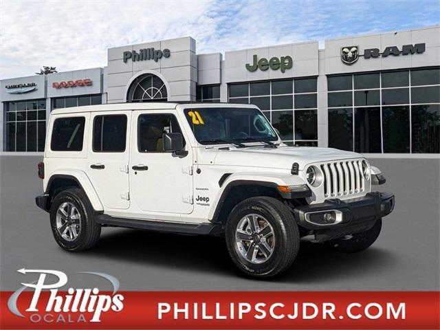 used 2021 Jeep Wrangler Unlimited car, priced at $38,999