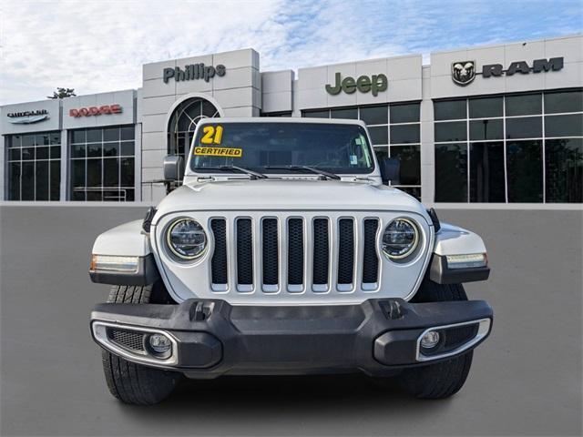 used 2021 Jeep Wrangler Unlimited car, priced at $34,997