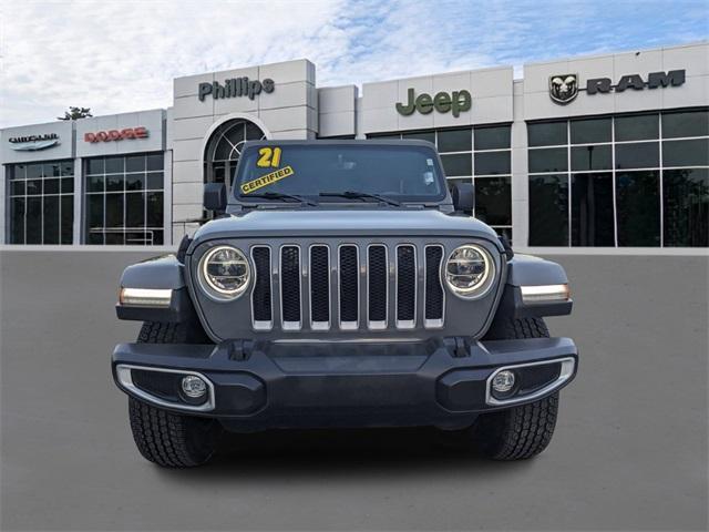 used 2021 Jeep Wrangler Unlimited car, priced at $34,788