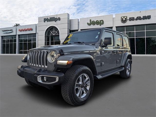 used 2021 Jeep Wrangler Unlimited car, priced at $34,788