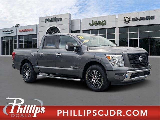 used 2021 Nissan Titan car, priced at $23,741