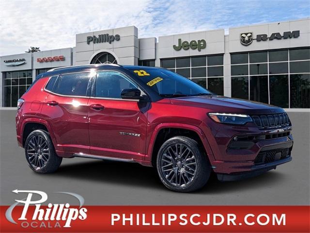 used 2022 Jeep Compass car, priced at $23,877