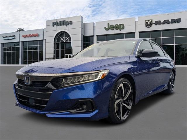 used 2022 Honda Accord Hybrid car, priced at $27,649