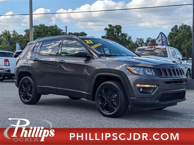 used 2021 Jeep Compass car, priced at $23,961
