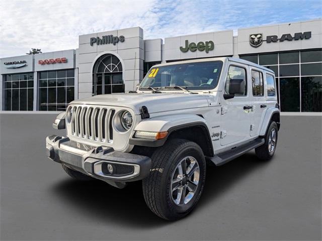 used 2021 Jeep Wrangler Unlimited car, priced at $35,996