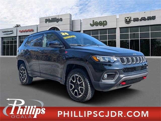 used 2024 Jeep Compass car, priced at $29,999