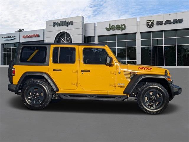 used 2020 Jeep Wrangler Unlimited car, priced at $28,349