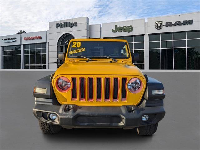 used 2020 Jeep Wrangler Unlimited car, priced at $28,349